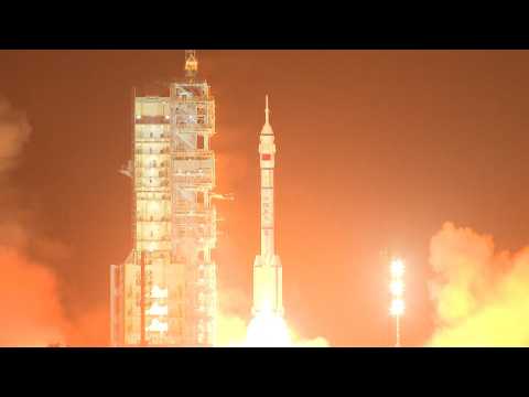 China's Shenzhou-18 mission takes off bound for space station