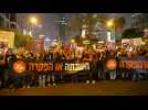 Protest in Tel Aviv calling for the release of hostage ahead of Passover