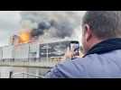 Copenhagen's historic Stock Exchange building on fire
