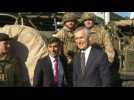 UK PM Sunak and NATO chief Stoltenberg meet troops in Poland