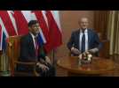 UK PM Sunak meets with Polish counterpart Tusk in Warsaw