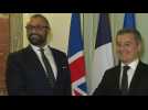 French interior minister welcomes British counterpart in Paris