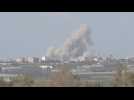 Smoke rises over central Gaza Strip after explosion