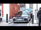 Queen Camilla leaving London Clinic where Charles is hospitalised
