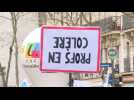 French teachers demonstrate in Paris over pay and work conditions