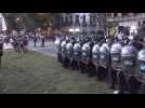 Police use teargas, water cannon to disperse protesters in front of Argentina's Congress