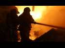 Firefighters battle blaze that killed 3 people in Nairobi gas explosion