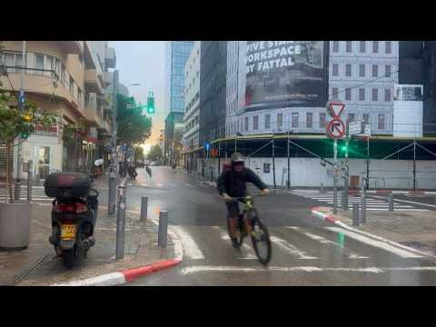 Rocket sirens blare in Tel Aviv