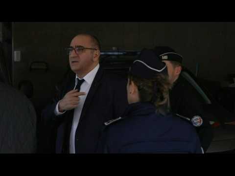 Paris Prefect visits police station attacked by fireworks near Olympic site