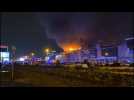 Major fire at Moscow theatre following deadly rock concert shooting