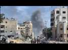 Smoke rises near al-Shifa hospital in Gaza City