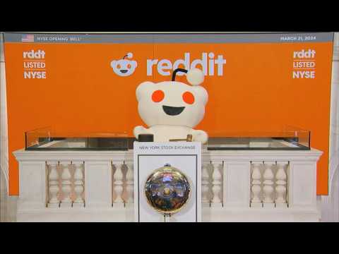 Reddit rings opening bell at NY Stock Exchange
