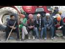 Indian police block highway to stop protesting farmers en route to New Delhi
