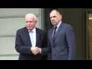 Palestinian FM al-Maliki welcomed by Greek counterpart Gerapetritis