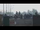 Indian police blockade capital from protesting farmers