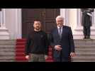 German President Steinmeier welcomes President Zelensky in Berlin