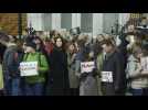 Rally outside Russian embassy in London following death of Alexei Navalny