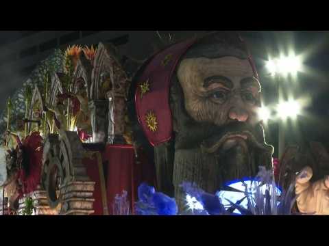 Samba schools parade as Rio de Janeiro Carnival opens