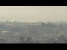 Smoke billows as strikes hit Gaza's Rafah