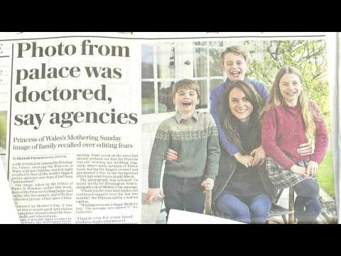 UK newspapers react to altered photo of Princess Kate