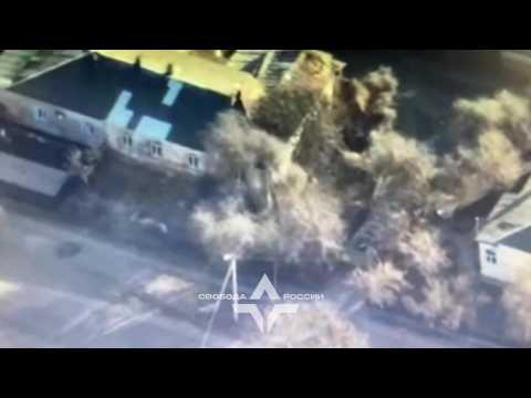 Pro-Ukraine militias release images of Russian border area attacks