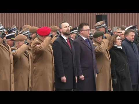 Poland holds ceremony celebrating 25th anniversary of entry into NATO