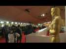 Final preparations underway on Oscars red carpet