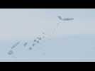 Planes airdrop humanitarian aid over northern Gaza