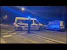 Scene of fatal accident near Paris where a young man died after police car collision