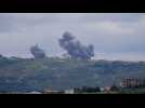 Huge clouds of smoke billow after Israeli strike on south Lebanon