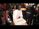 Senegal's anti-establishment candidate Bassirou Diomaye Faye votes