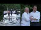 Presidents Macron and Lula arrive on Brazilian island of Combu