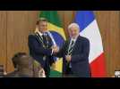 Brazil's Lula and France's Macron sign agreements