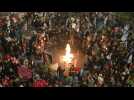 Israelis rally in Tel Aviv for early elections, hostage deal
