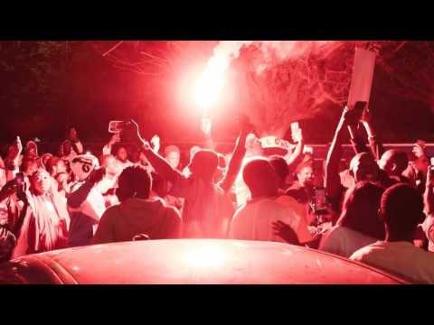 Senegal presidential election: Diomaye Faye supporters celebrate lead
