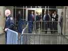 Trump leaves New York courthouse after his hearing