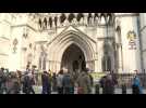 Assange extradition: outside London's Royal Courts of Justice as crucial decision expected