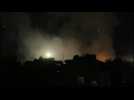Large plume of smoke rises after strike on Rafah