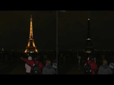 "Earth Hour" : la tour Eiffel s'éteint "pour la planète"