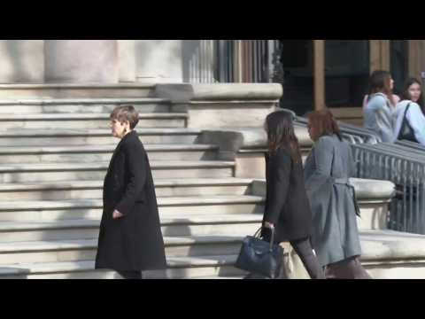 Lawyers arrive at Barcelona court for the third day of Dani Alves' rape trial