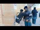 Security checks at polling station in Quetta as voting begins in Pakistan election