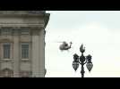 Helicopter lands at Buckingham Palace, as Prince Harry expected