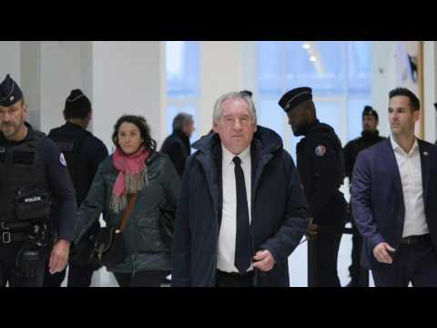 French centrist leader arrives at trial for verdict in EU MP assistant fraud case