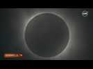 NASA images of total eclipse over Texas