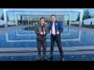 Javier Milei visits a Tesla factory in Austin with Elon Musk