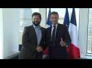 Macron meets Chilean President Gabriel Boric in New York