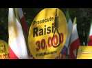 Protesters decry Iranian president's UNGA attendance in New York