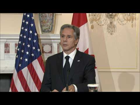Blinken says Putin pipeline claim of West 'outrageous' and 'absurd'