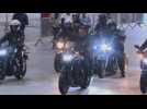 Brazil Bolsonaro arrives at campaign rally ahead of presidential first round