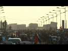 Sadr supporters bring down security barrier to reach Iraq's Green Zone